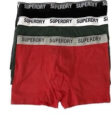 Superdry Men's Boxer Single Underwear Multi Color Waist Band Mixed Colors