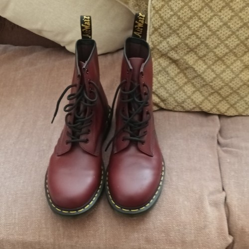 Martens burgundy leather - dr.,