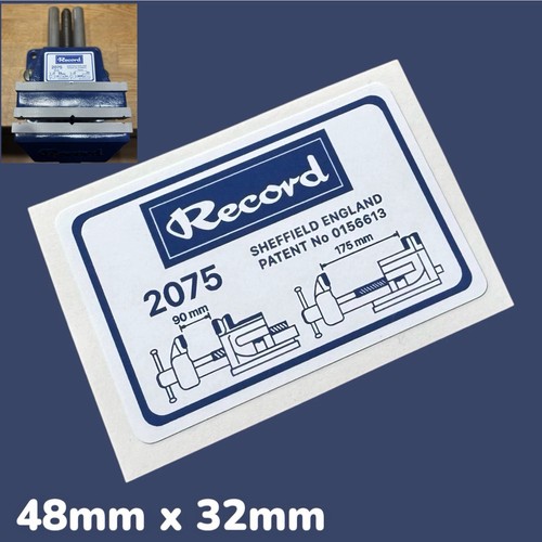 Vinyl record 2075 decal - record,