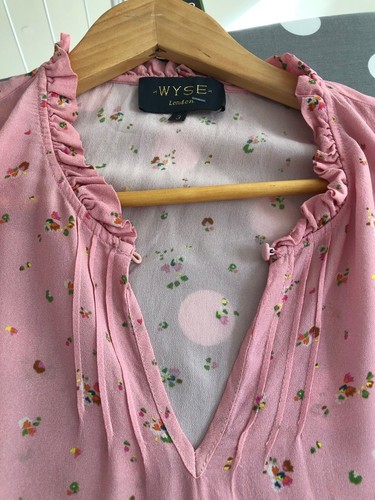 Wyse london pink blouse size - blouse,,
