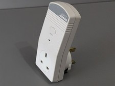 White Remote Control Plug Socket Receiver UK BS1363 On/Off