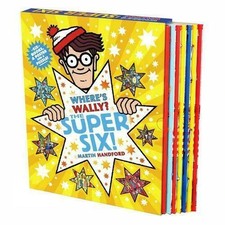 Martin Handford Where's Wally? The Super Six! 6 Classic Books Collection Set