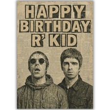 Funny Oasis Birthday Card –