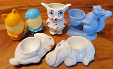 6 Vintage Novelty Animal Egg