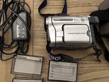 Sony Handycam with 3 cassettes and Charger and Case