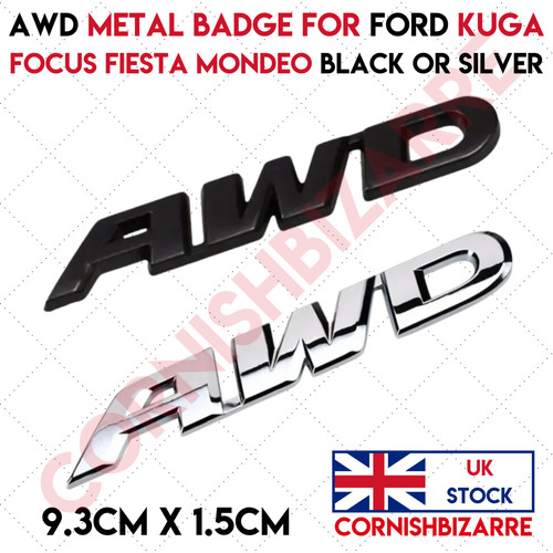 Awd metal badge - awd,