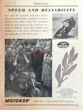 Motokov 'JAWA/CZ' Motor Cycles