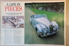 CC 1991 extracted mag article: Rare LAGONDA rebuilt, a Life in Pieces