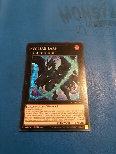 Yugioh secret rare evolzar - yugioh,