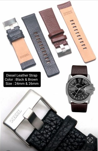 Diesel genuine leather watch - genuine,