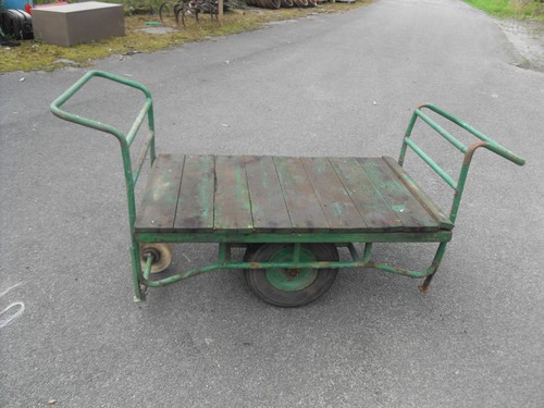 Vintage cart barrow trolley - barrow,