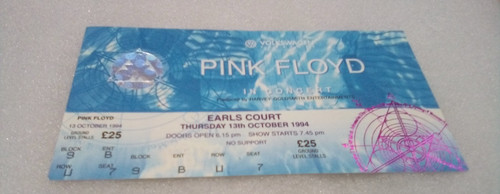 Pink floyd unused - unused, ticket