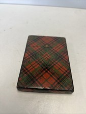 RARE Antique Mauchline Tartan