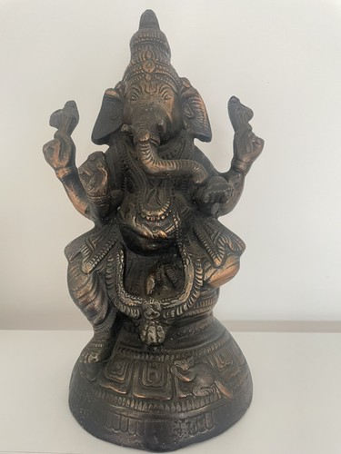 Ganesh statue brass bronze - statue, brass/bronze