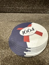1664 Beer Mats Coasters x 10