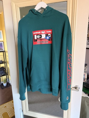 Ice cream pullover hoodie - cream,