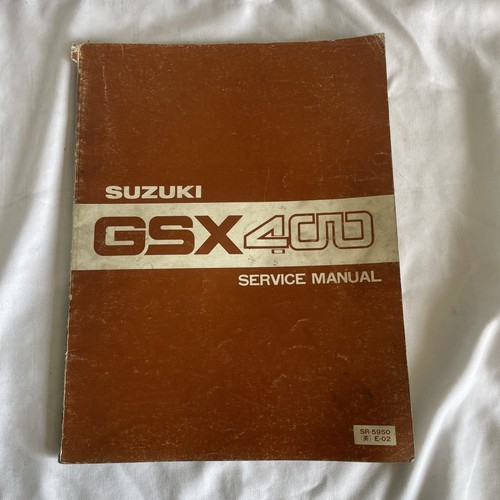 Genuine suzuki gsx 400 - genuine, service