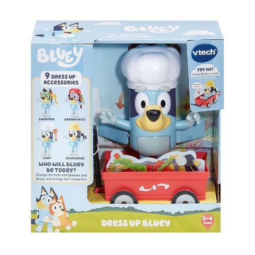 Vtech dress bluey childrens - dress-up,