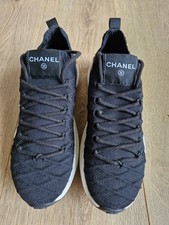 Chanel knitted trainers