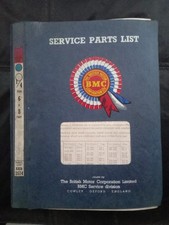 BMC Austin Morris Minor Van & Pick Up Service Body Parts List Inc GPO
