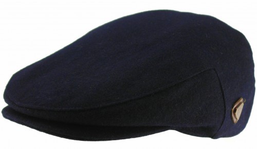 Royal stallion wool flat cap - royal,