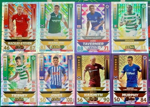 Match attax 2018 spfl - match,