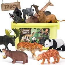 Large 12pcs Safari Animals