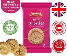 Crawford's Rich Shorties Buttery Golden Shortcake Biscuits Pack of 20