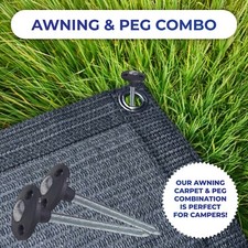 Breathable awning carpet with - breathable,