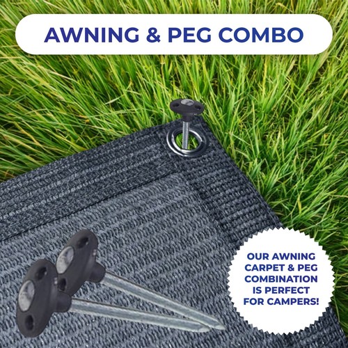 Breathable awning carpet - breathable, with