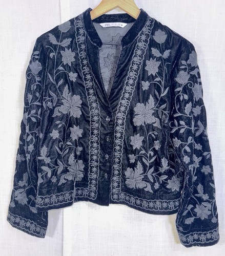 Zara velvet button jacket - zara,