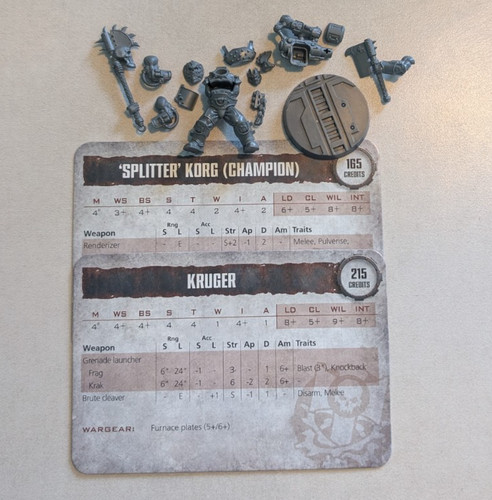 Necromunda goliath ganger with - ganger,