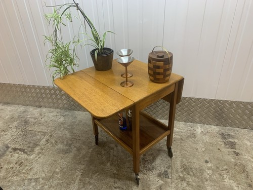 Antique drop leaf drinks cart - antique,