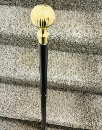 Round solid brass handle - solid,