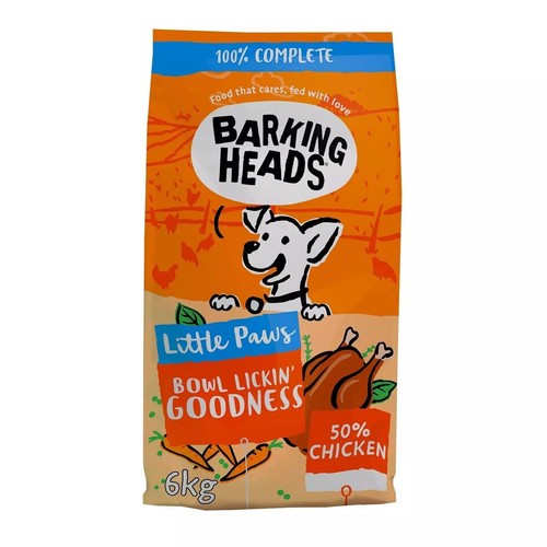 Barking heads little - little, paws