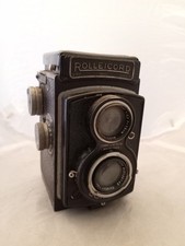 Vintage ROLLEICORD  Medium Format TLR Camera With 75mm F3.5 Lens And Case
