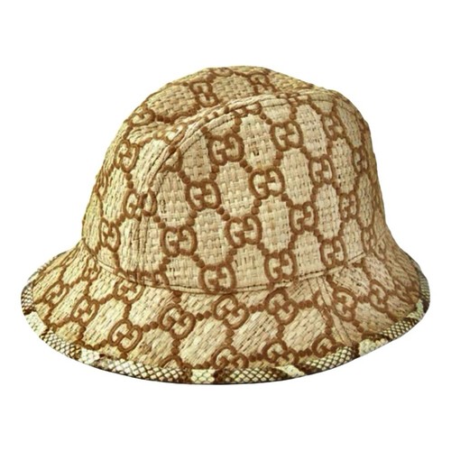 Gucci raffia bucket hat - gucci, gg