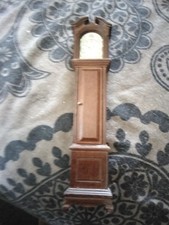 1:12 Scale Wooden Dolls House Grandfather Clock
