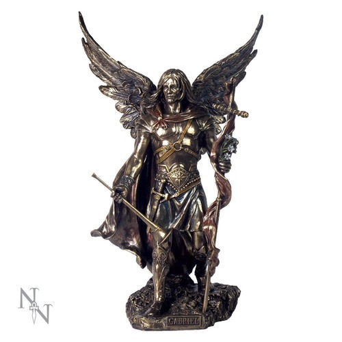 Nemesis now gabriel with staff - with,