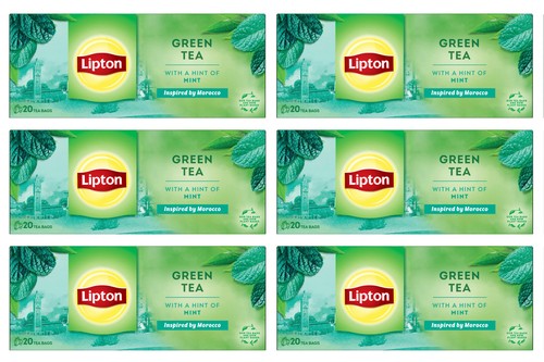 Lipton green tea with mint - green,