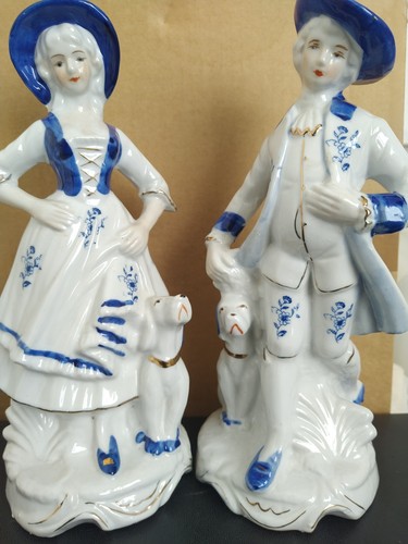 Two porcelain blue white - two,