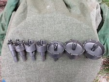 7 TCT Drill Bits 18mm to 53mm 10mm Shank Router Woodwork Carpenter Plumber Tools