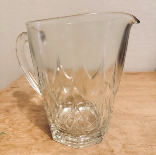 Clear pressed glass vintage - clear,