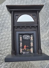 Dolls House Miniature Large Fireplace Heavy Resin 1:12 Scale With Mirror