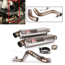 Modified Exhaust Mufflers Mid Link Pipe Tail Escape For DUKE 390 200 2012-2016