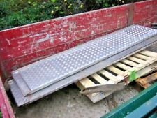 1..  8ft X 2ft ALUMINIUM LOADING RAMP ... MAY NEED STRENGTHENING
