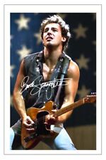 BRUCE SPRINGSTEEN Signed Autograph PHOTO Fan Signature Gift Print Music