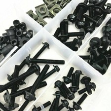Motorcycle Body Screws Clips Fastener Bodywork Bumper Panel Fairing Bolts Kit