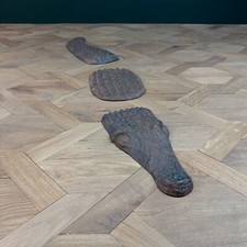 Cast Alligator / Crocodile Garden Ornament. Fun Quirky Rare And Unusual Piece