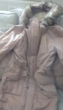 M&S ladies coat link hood with